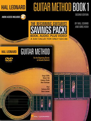 #ad Hal Leonard Guitar Method Beginner#x27;s Pack Bk. 1 Pack : Book 1 wi