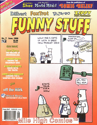#ad COMIC RELIEF PRESENTS: FUNNY STUFF MAG #7 Very Good