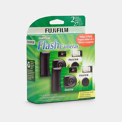 #ad Fujifilm QuickSnap Disposable 35mm Film Camera 2 Pack