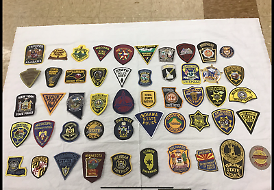 #ad #ad Police collectors patch set 50 pieces all different state patches. All New