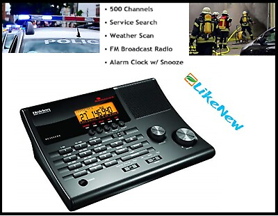 #ad Police Scanner ANALOG Uniden Emergency Alert Scanners Weather Fire FM Radio 500