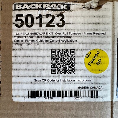 #ad Backrack 50123 Back Rack Hardware Kit for Does Not Include Backrack Frame F 150
