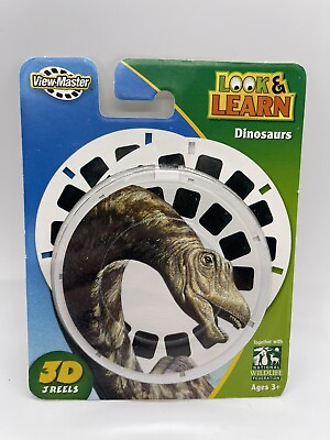 #ad Dinosaurs Look amp; Learn 3D View Master 3 Reel Packet SEALED Fisher Price 2006
