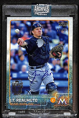 #ad 2024 Topps Archives Signature Series Topps Update AUTO J.T Realmuto 36