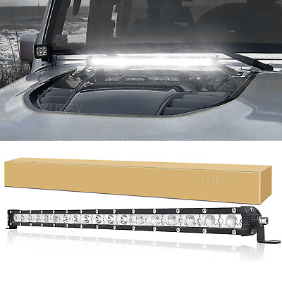 20inch Slim LED Work Light Bar Spot Flood Combo Offroad Driving Fog ATV 4WD SUV