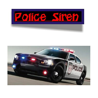 #ad POLICE Siren Circuit for Diecast Police Models and R C Emergency Vehicles