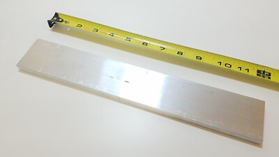 #ad 6061 Aluminum Flat Bar 1 2quot; x 2quot; x 12quot; long Solid Stock Plate Machining