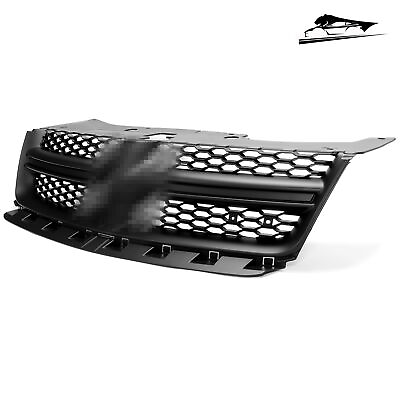 #ad Front Upper Painted Black Grille Grill For Dodge Avenger 2011 2012 2013 2014