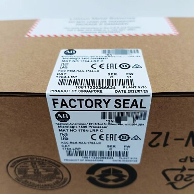 #ad New Factory Sealed Allen Bradley 1764 LRP SER C 1500 Processor PLC 1764LRP