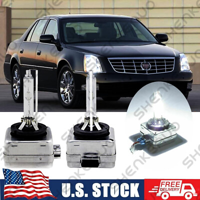 #ad Front 6000K HID Xenon Headlight Bulbs for Cadillac DTS 2006 2011 Low amp; High 2x