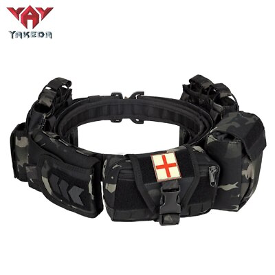 #ad Yakeda Army Police Hunting Tactical Security Guard Modular Enforcement Duty Belt