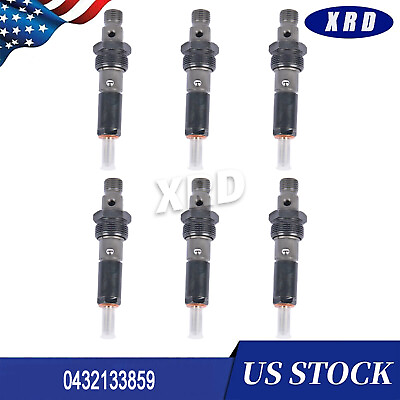 #ad 6Pc Diesel 12v Fuel Injectors For Bosch 370HP Performance For Dodge Ram Cummins