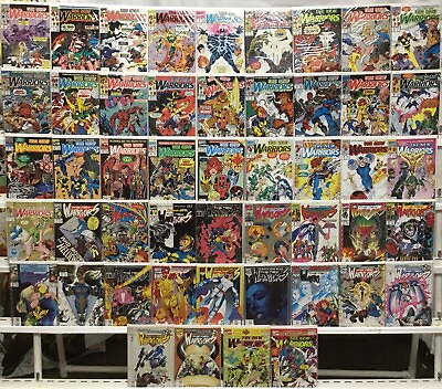 #ad Marvel Comics The New Warriors Run Lot 2 50 Plus Annuals Missing 846