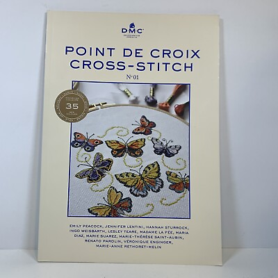 #ad DMC Point De Croix Cross Stitch No 01 12 Embroidery Projects