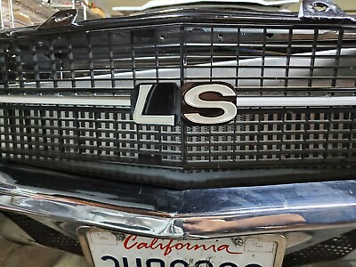 #ad LS Front Grill Emblem 1970 Chevelle El Camino CNC Billet Aluminum powder coated