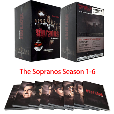 #ad The Sopranos: The Complete Series Seasons 1 6 DVD 30 Disc Set New Free Shipping