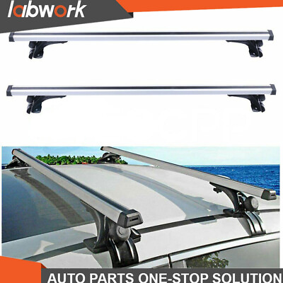 #ad #ad Labwork Roof Rack Cross Bar 48quot; Car Top Luggage Cargo Carrier w 3 Kinds Clamp