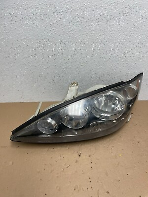 #ad 2005 to 2006 Toyota Camry Left Driver LH Side Halogen Black Headlight 9469M