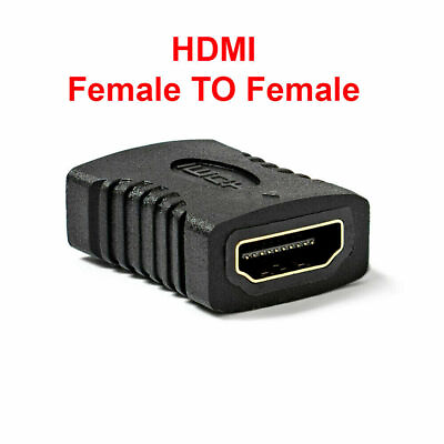 #ad HDMI Female To Female Extender Adapter Coupler Connector F F HDTV 1080P New US