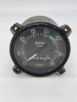 #ad Cessna Tachometer Constant Speed Prop C668020 0104 Stewart Warner 824273