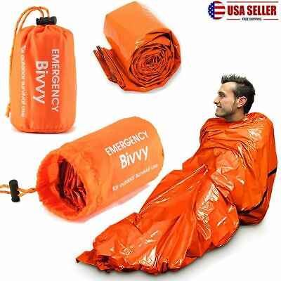 Emergency Survival Gear Thermal Sleeping Bag Waterproof Camping Outdoor Hiking
