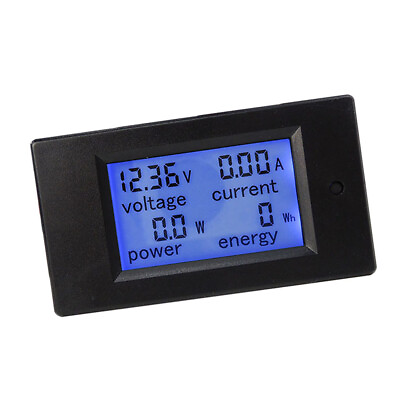 #ad DC meter Ammeter LCD Digital Display Current Power Meter