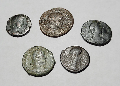 #ad Lot of 5 Ancient Roman Coins FREE SHIPPING