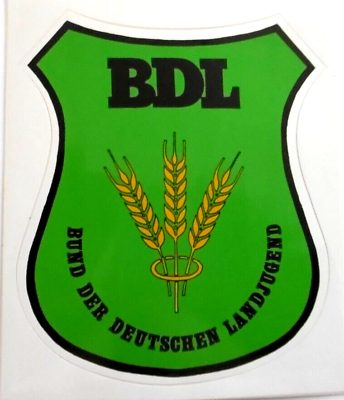 #ad Promotional Stickers Bdl Federal the German Landjugend Builder Landwirt Ears