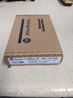 #ad 1 PCS New Factory Sealed AB 1746 OW16 SLC 500 SerC Output Module 1746OW16 In US