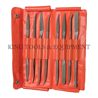 #ad #ad New KING 8pc Assorted Second Cut RIFFLER FILES American Double Cut Double End