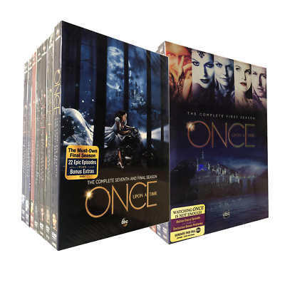 #ad Once Upon a Time Complete Series Seasons 1 7 DVD Box Set New Free Shipping US