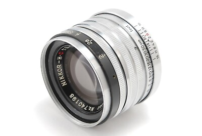 #ad 【MINT 】Nikon Nikkor HC 5cm 50mm f 2 Black Belt L39 LTM Leica L Screw From JAPAN