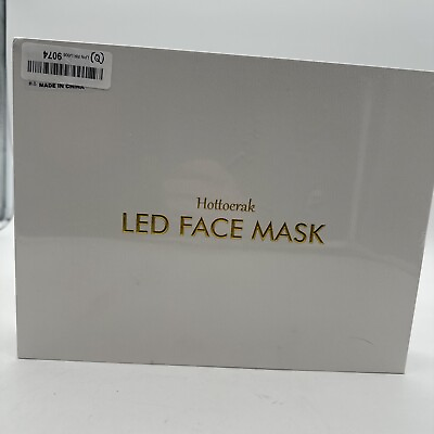 #ad LED Face Mask Red Light Hottoerak Q