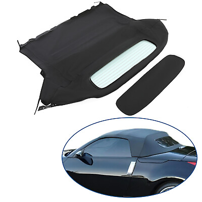 #ad Convertible Vinyl Soft Top For Nissan 350Z 2003 2009 Heated Glass Window