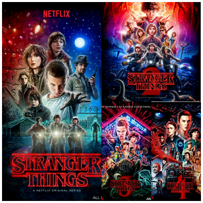 #ad STRANGER THINGS TV Series Complete Series All Seasons DVD Box Set Region 1