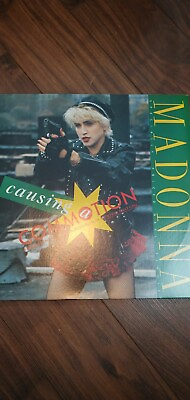 #ad #ad 1982 MADONNA CAUSING A COMMOTION PROMO SINGLE 0 20762 VINYL RECORD LP