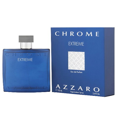 #ad Chrome Extreme by Azzaro 3.4 oz EDP Cologne for Men New In Box