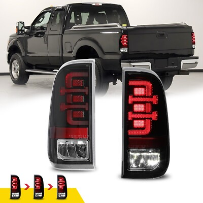 #ad #ad LED For 2008 2016 Ford F250 F350 F450 Super Duty Tail Lights Sequential Lamps