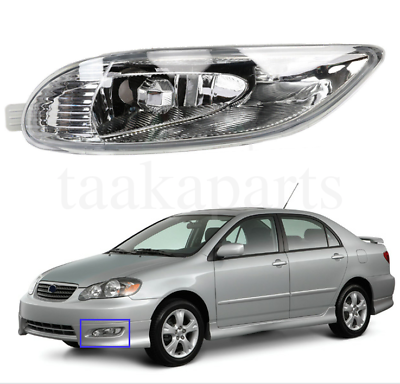 #ad Fits 2005 2008 Toyota Corolla 2002 2004 Camry Left Fog Lights LH Silvery