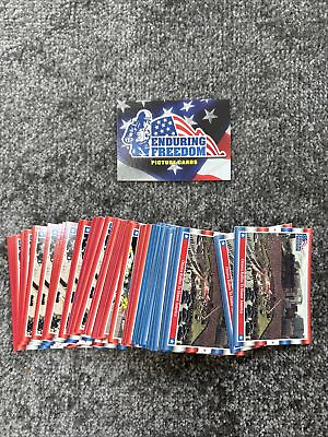 #ad 2001 Topps Enduring Freedom Singles COMPLETE YOUR SET #1 100 amp; Stickers