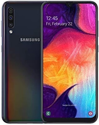 #ad Factory Unlocked Samsung Galaxy A50 SM A505U 64GB Black Smartphone Pristine