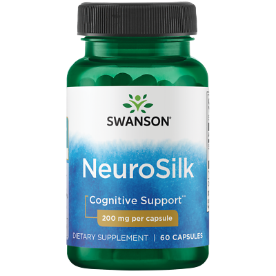 #ad #ad Swanson Neurosilk with Brain Factor 7 200 mg 60 Capsules