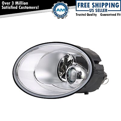 #ad Right Headlight Assembly Halogen For 2006 2010 Volkswagen Beetle VW2519109