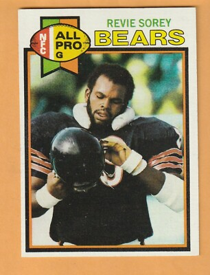 #ad Revie Sorey Chicago Bears 1979 Topps #296 Illinois Illini Brooklyn New York 9U