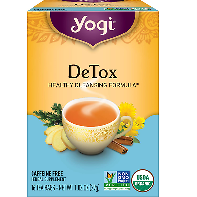 #ad Detox Tea Ayurvedic Cleansing Blend Digestive Support Caffeine Free 96 Org