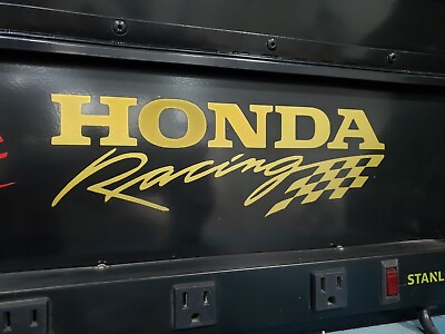 #ad Two HONDA RACING vinyl decal Windows Cars Trucks Laptops Lockers Etc.