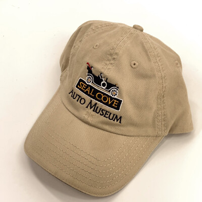 #ad Seal Cove Auto Museum Hat Beige Cotton Dad Cap Ford Model A