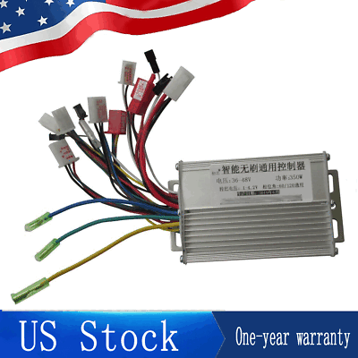 #ad 350W Brushless DC Motor Controller For Electric Bicycle 36V 48V E bike Scooter