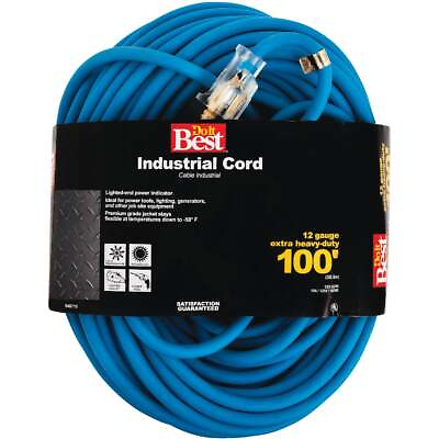 #ad Do it Best 100 Ft. 12 3 Industrial Outdoor Extension Cord RL JTW123 100 Pack of