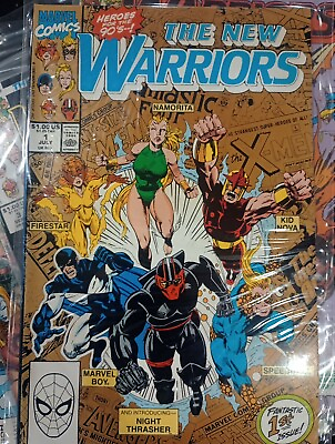 #ad The NEW Warriors Almost Complete Set Missing Issue 12 Marvel 83 Total Annual